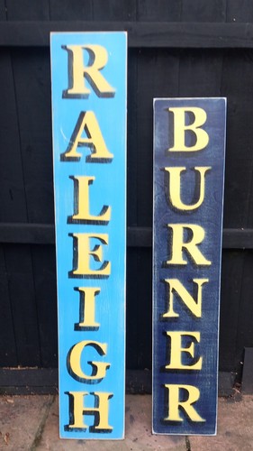 Rustic painted raleigh - rustic,