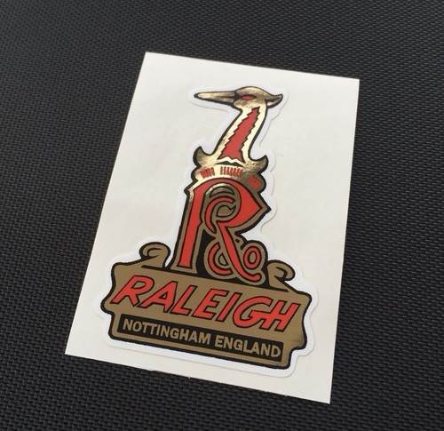 Raleigh burner heron headbadge - raleigh,
