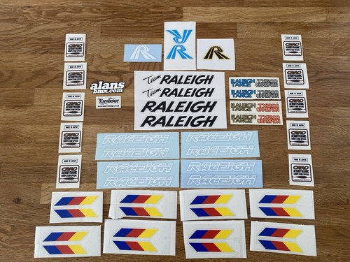 Raleigh burner decals 1980s - burner,