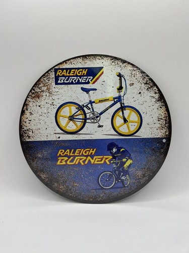 Raleigh burner metal - burner, sign,20cm