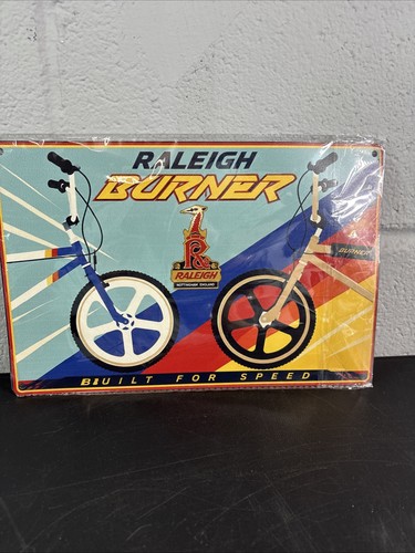 Raleigh burner metal wall sign - burner,
