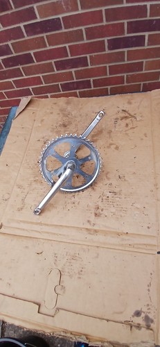 Bmx old chain - ring, crank