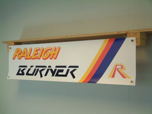 Raleigh burner banner bmx - raleigh,